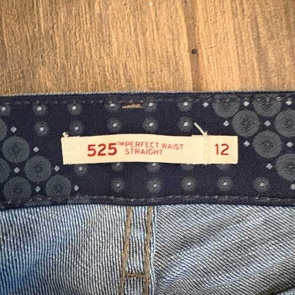 Levi’s 525 Perfect Waist Straight Leg jeans size 12 - Picture 4 of 4